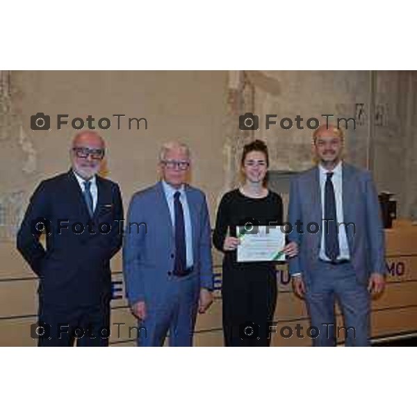 Foto Manzoni Tiziano/LaPresse 30-05-2023Bergamo Italia - Cronaca - Bergamo consegna premio studio Bcc Zanica in università Bg