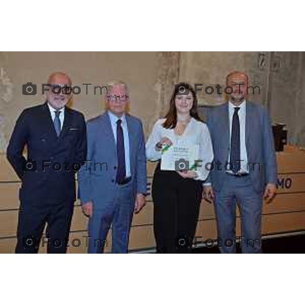 Foto Manzoni Tiziano/LaPresse 30-05-2023Bergamo Italia - Cronaca - Bergamo consegna premio studio Bcc Zanica in università Bg