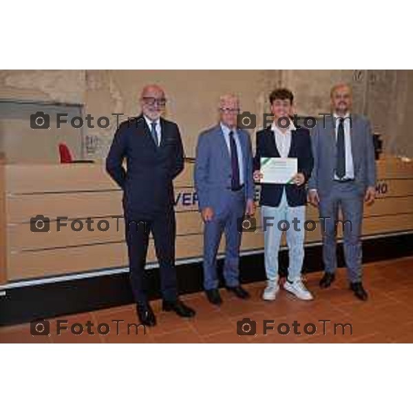 Foto Manzoni Tiziano/LaPresse 30-05-2023Bergamo Italia - Cronaca - Bergamo consegna premio studio Bcc Zanica in università Bg