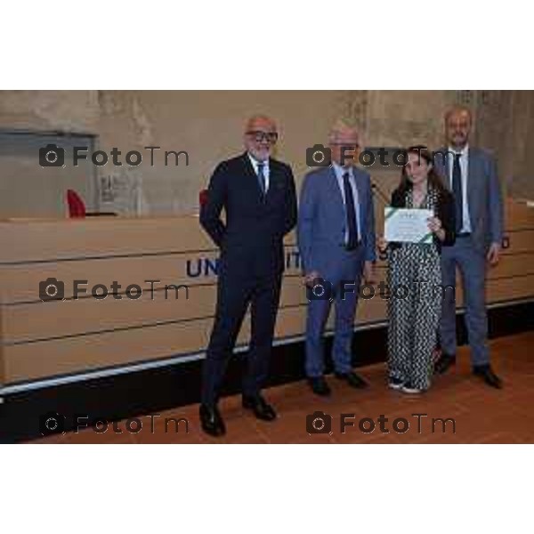 Foto Manzoni Tiziano/LaPresse 30-05-2023Bergamo Italia - Cronaca - Bergamo consegna premio studio Bcc Zanica in università Bg