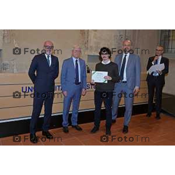 Foto Manzoni Tiziano/LaPresse 30-05-2023Bergamo Italia - Cronaca - Bergamo consegna premio studio Bcc Zanica in università Bg