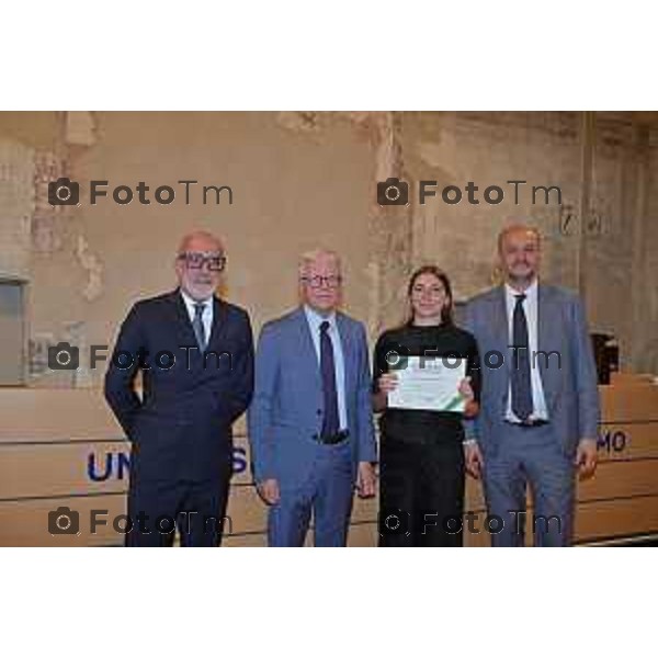 Foto Manzoni Tiziano/LaPresse 30-05-2023Bergamo Italia - Cronaca - Bergamo consegna premio studio Bcc Zanica in università Bg