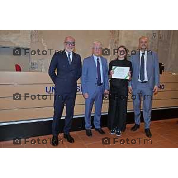 Foto Manzoni Tiziano/LaPresse 30-05-2023Bergamo Italia - Cronaca - Bergamo consegna premio studio Bcc Zanica in università Bg