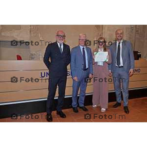 Foto Manzoni Tiziano/LaPresse 30-05-2023Bergamo Italia - Cronaca - Bergamo consegna premio studio Bcc Zanica in università Bg