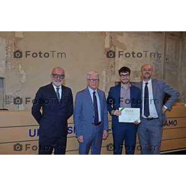 Foto Manzoni Tiziano/LaPresse 30-05-2023Bergamo Italia - Cronaca - Bergamo consegna premio studio Bcc Zanica in università Bg