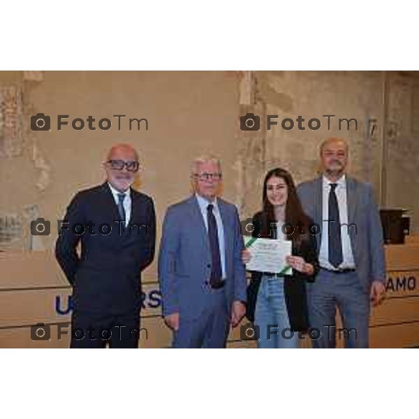 Foto Manzoni Tiziano/LaPresse 30-05-2023Bergamo Italia - Cronaca - Bergamo consegna premio studio Bcc Zanica in università Bg