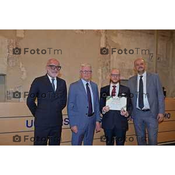 Foto Manzoni Tiziano/LaPresse 30-05-2023Bergamo Italia - Cronaca - Bergamo consegna premio studio Bcc Zanica in università Bg