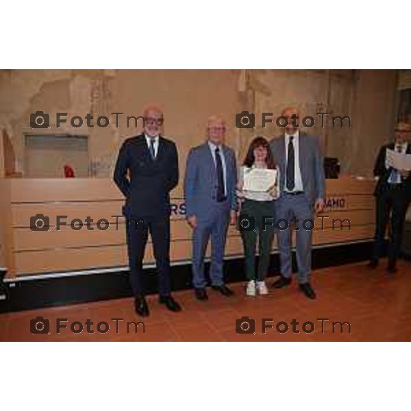 Foto Manzoni Tiziano/LaPresse 30-05-2023Bergamo Italia - Cronaca - Bergamo consegna premio studio Bcc Zanica in università Bg