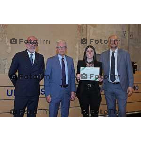 Foto Manzoni Tiziano/LaPresse 30-05-2023Bergamo Italia - Cronaca - Bergamo consegna premio studio Bcc Zanica in università Bg