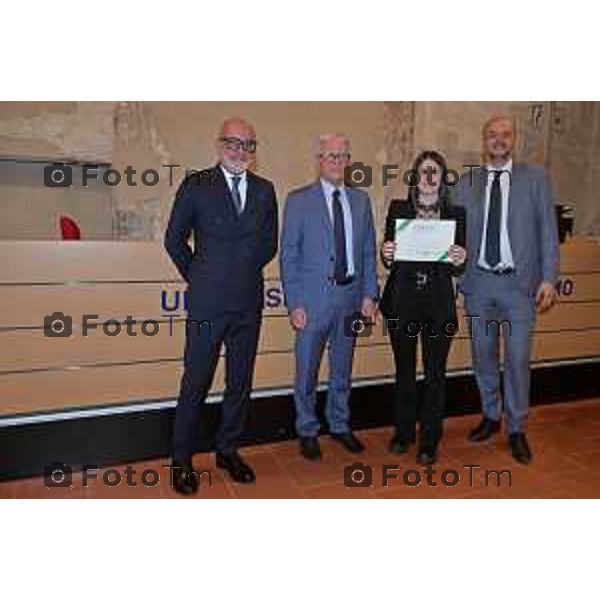 Foto Manzoni Tiziano/LaPresse 30-05-2023Bergamo Italia - Cronaca - Bergamo consegna premio studio Bcc Zanica in università Bg