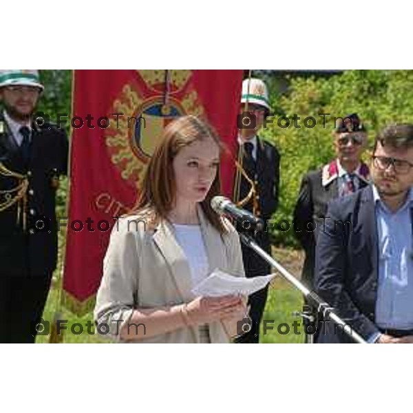 Foto Manzoni Tiziano/LaPresse 1-06-2023Bergamo Italia - Cronaca - Bergamo Inaugurazione parco dedicato a Sandro Pertini in via Bono