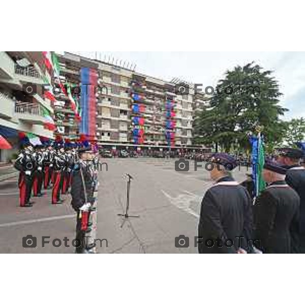 Foto Manzoni Tiziano/LaPresse 5-06-2023Bergamo Italia - Cronaca - Piazza Affari,Zingonia di Verdellino (BG).celebrazione del 209° Fondazione dell’Arma dei Carabinieri