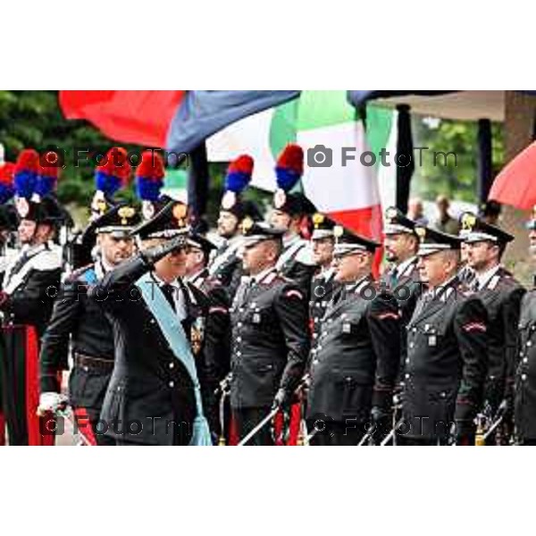 Foto Manzoni Tiziano/LaPresse 5-06-2023Bergamo Italia - Cronaca - Piazza Affari,Zingonia di Verdellino (BG).celebrazione del 209° Fondazione dell’Arma dei Carabinieri