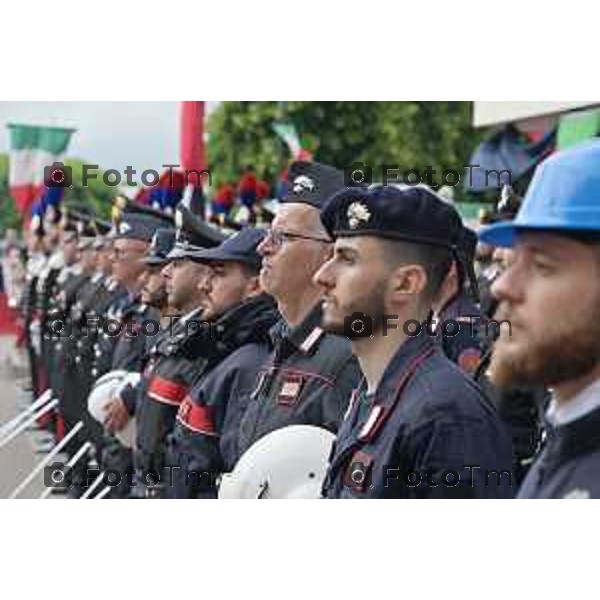 Foto Manzoni Tiziano/LaPresse 5-06-2023Bergamo Italia - Cronaca - Piazza Affari,Zingonia di Verdellino (BG).celebrazione del 209° Fondazione dell’Arma dei Carabinieri