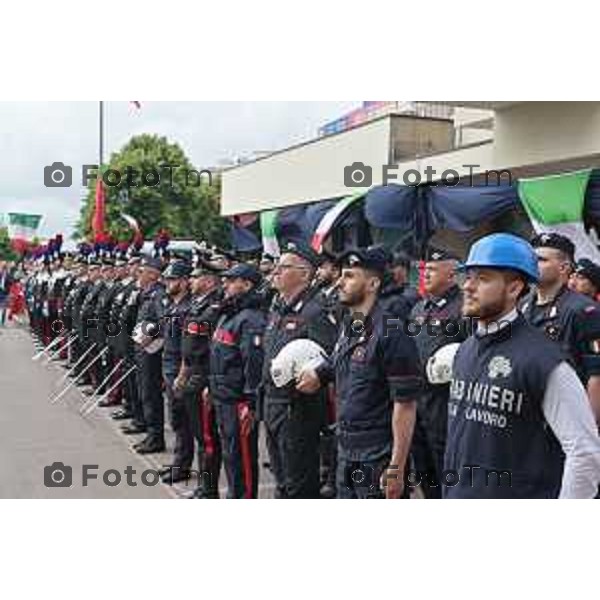 Foto Manzoni Tiziano/LaPresse 5-06-2023Bergamo Italia - Cronaca - Piazza Affari,Zingonia di Verdellino (BG).celebrazione del 209° Fondazione dell’Arma dei Carabinieri