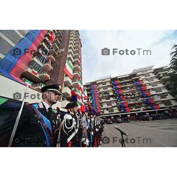 Foto Manzoni Tiziano/LaPresse 5-06-2023Bergamo Italia - Cronaca - Piazza Affari,Zingonia di Verdellino (BG).celebrazione del 209° Fondazione dell’Arma dei Carabinieri