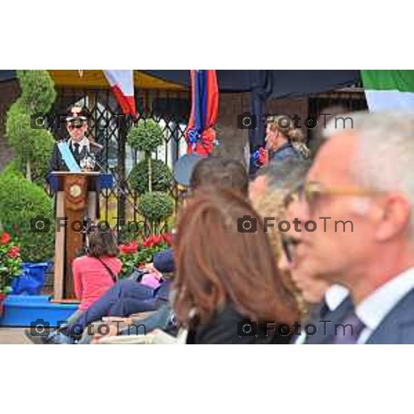 Foto Manzoni Tiziano/LaPresse 5-06-2023Bergamo Italia - Cronaca - Piazza Affari,Zingonia di Verdellino (BG).celebrazione del 209° Fondazione dell’Arma dei Carabinieri