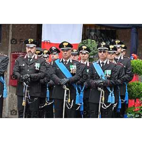 Foto Manzoni Tiziano/LaPresse 5-06-2023Bergamo Italia - Cronaca - Piazza Affari,Zingonia di Verdellino (BG).celebrazione del 209° Fondazione dell’Arma dei Carabinieri