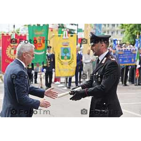 Foto Manzoni Tiziano/LaPresse 5-06-2023Bergamo Italia - Cronaca - Piazza Affari,Zingonia di Verdellino (BG).celebrazione del 209° Fondazione dell’Arma dei Carabinieri