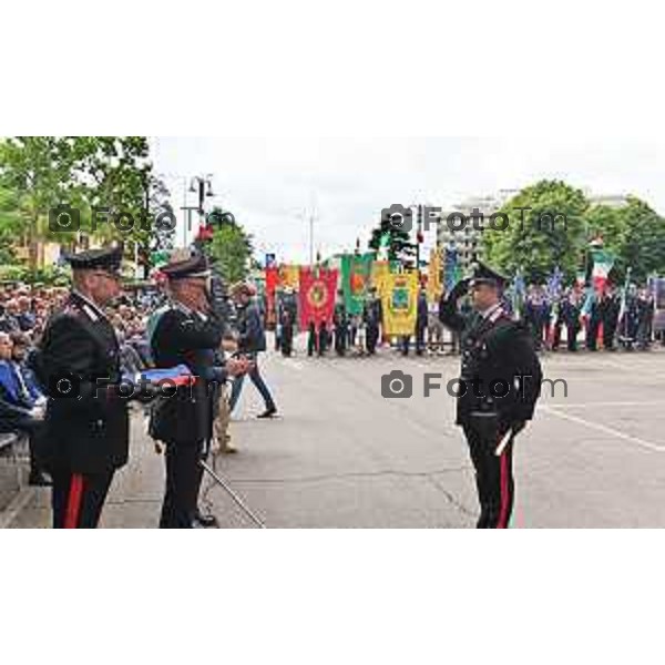 Foto Manzoni Tiziano/LaPresse 5-06-2023Bergamo Italia - Cronaca - Piazza Affari,Zingonia di Verdellino (BG).celebrazione del 209° Fondazione dell’Arma dei Carabinieri