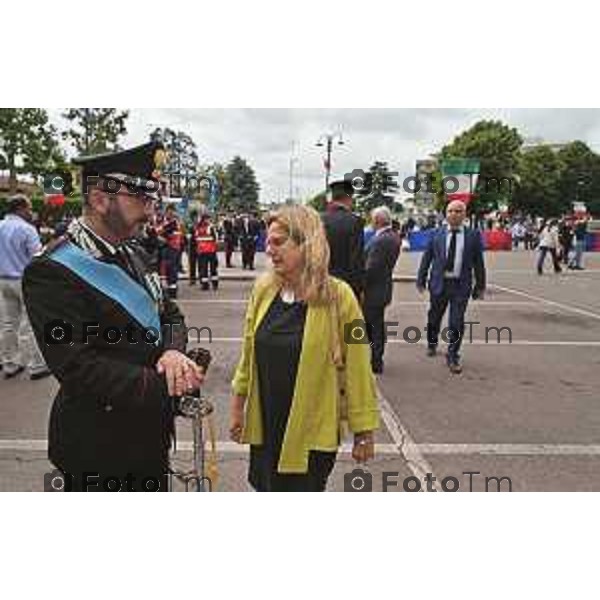 Foto Manzoni Tiziano/LaPresse 5-06-2023Bergamo Italia - Cronaca - Piazza Affari,Zingonia di Verdellino (BG).celebrazione del 209° Fondazione dell’Arma dei Carabinieri