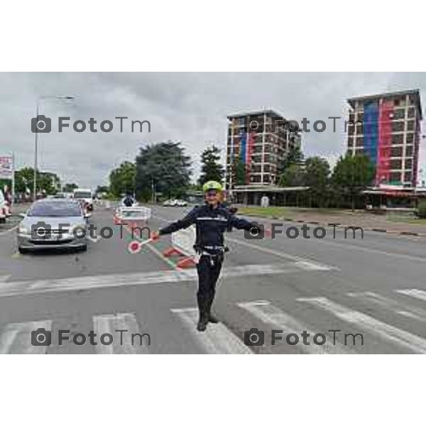 Foto Manzoni Tiziano/LaPresse 5-06-2023Bergamo Italia - Cronaca - Piazza Affari,Zingonia di Verdellino (BG).polizia locale Verdellino osio e brembate