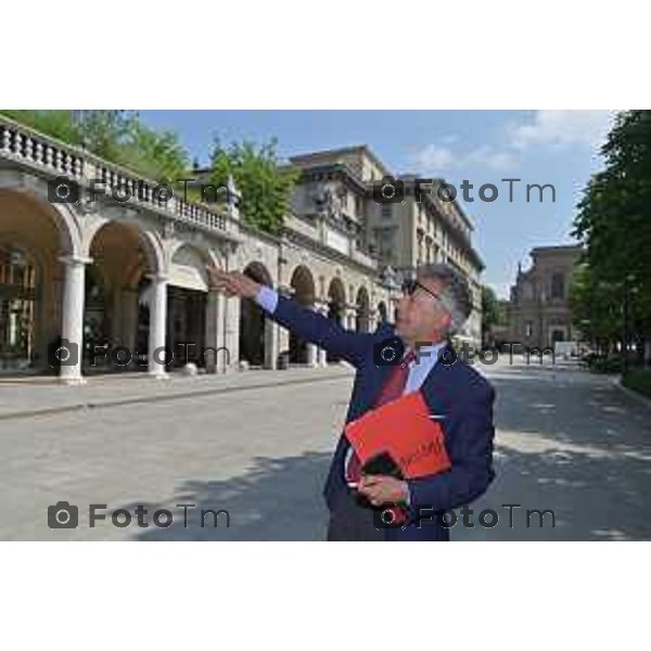 Foto Manzoni Tiziano/LaPresse 08-6-2023Bergamo Italia - Cronaca - Bergamo nuova apertura Bar Nazionale Francesco Perolari