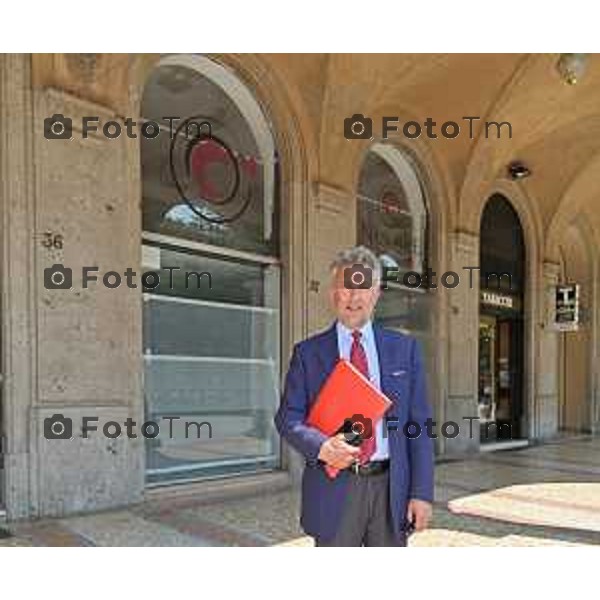 Foto Manzoni Tiziano/LaPresse 08-6-2023Bergamo Italia - Cronaca - Bergamo nuova apertura Bar Nazionale Francesco Perolari