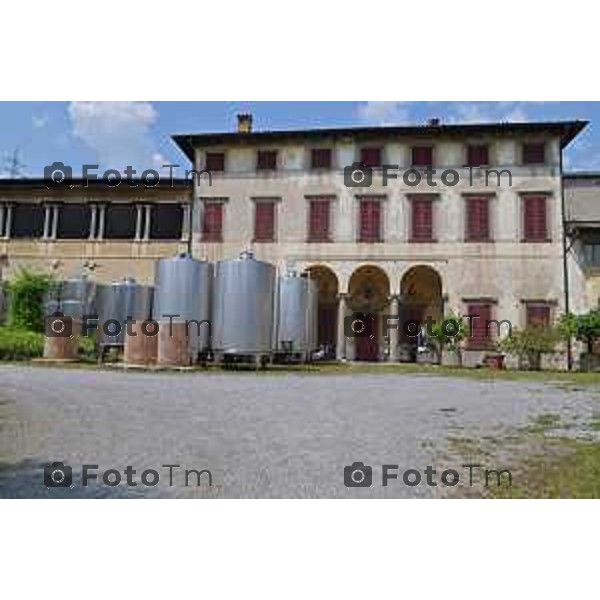 Foto Manzoni Tiziano/LaPresse 16-6-2023Bergamo Italia - Cronaca - Villa Celinate Scanzorosciate,frazione Tribulina agriturismo produzione moscato di scanzo