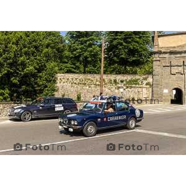 Foto Tommaso Berardi for Manzoni/LaPresse 17/06/23 Bergamo Italia - Cronaca - 1000Miglia passaggio da Bergamo