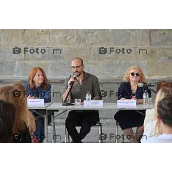 Foto Manzoni Tiziano/LaPresse 22-06-2023Bergamo Italia - Cronaca - Bergamo Gamec Preview Stampa mostre Vivian Suter e Rachel Whiteread