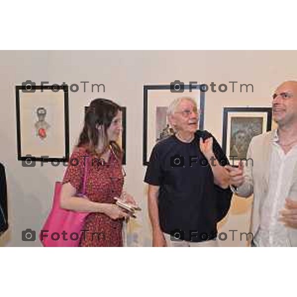 Tiziano Manzoni/LaPresse 22-06- 2023 Bergamo, Italia Cronaca Bergamo Comicon INAUGURAZIONE Mostra Milo Manara -