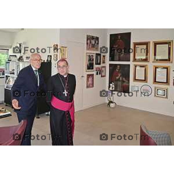 Foto Manzoni Tiziano/LaPresse 24-06-2023 Bergamo Italia - Cronaca - Pedrengo, BG nuova sede di Fra.Mar Giornata di Ringraziamento con Mons. Mario Enrico Delpini Arcivescovo di Milano.