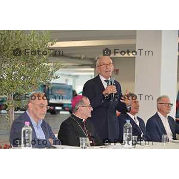 Foto Manzoni Tiziano/LaPresse 24-06-2023 Bergamo Italia - Cronaca - Pedrengo, BG nuova sede di Fra.Mar Giornata di Ringraziamento con Mons. Mario Enrico Delpini Arcivescovo di Milano.