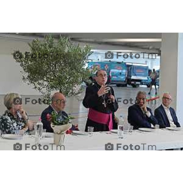 Foto Manzoni Tiziano/LaPresse 24-06-2023 Bergamo Italia - Cronaca - Pedrengo, BG nuova sede di Fra.Mar Giornata di Ringraziamento con Mons. Mario Enrico Delpini Arcivescovo di Milano.