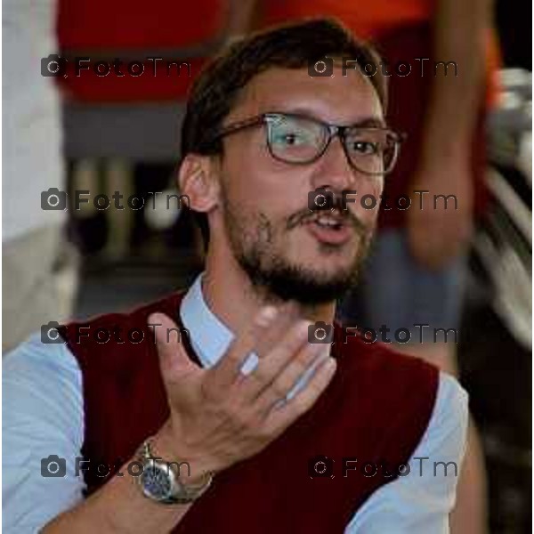 Foto Manzoni Tiziano/LaPresse 27-07-2022 Bergamo Italia - Cronaca - Fornovo San Giovanni Bg sindaco Fabio Carminati