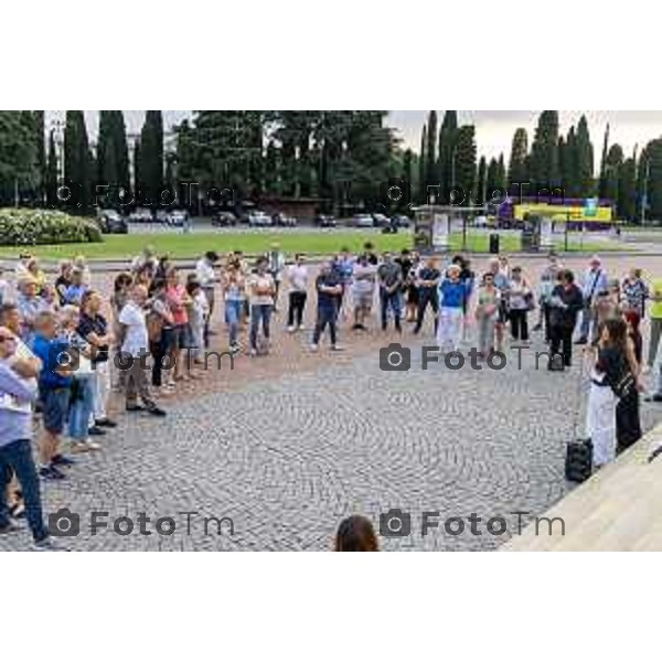 Foto Tommaso Berardi for Manzoni/LaPresse 28/06/23 Bergamo Italia - Cronaca - Evento Violati i diritti fondamentali dell\'uomo, Bergamo e l\'Italia non dimenticano