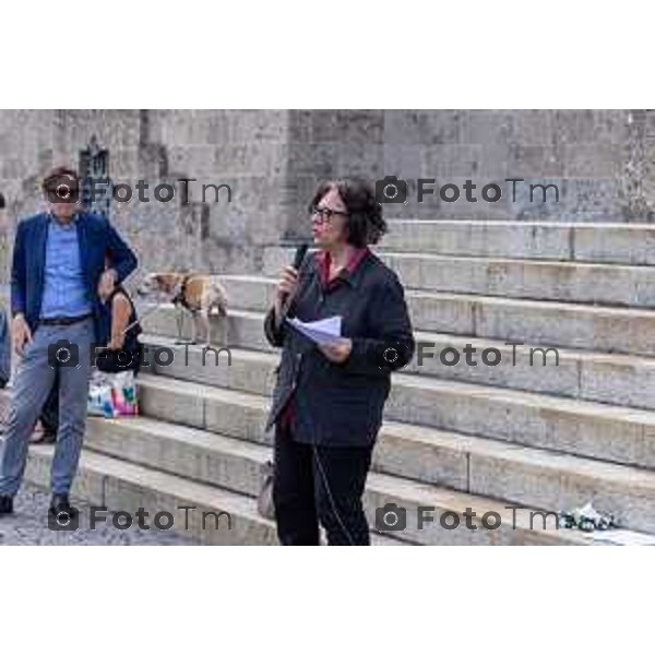 Foto Tommaso Berardi for Manzoni/LaPresse 28/06/23 Bergamo Italia - Cronaca - Evento Violati i diritti fondamentali dell\'uomo, Bergamo e l\'Italia non dimenticano