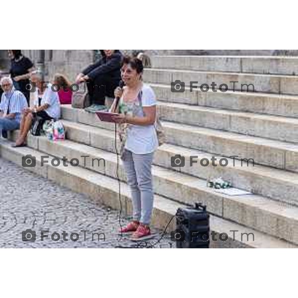 Foto Tommaso Berardi for Manzoni/LaPresse 28/06/23 Bergamo Italia - Cronaca - Evento Violati i diritti fondamentali dell\'uomo, Bergamo e l\'Italia non dimenticano