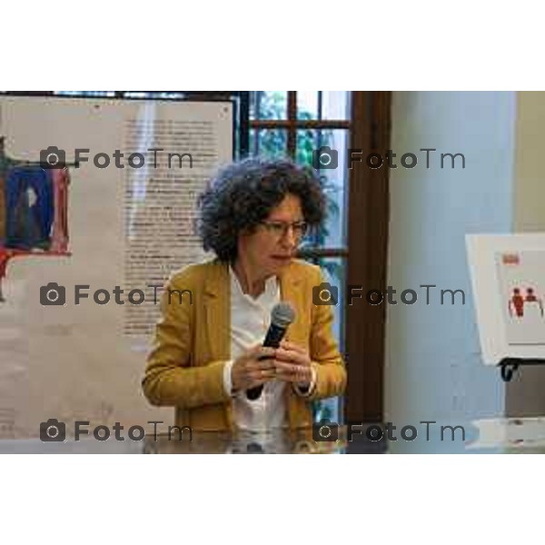 Foto Tommaso Berardi for Manzoni/LaPresse 30/06/23 Bergamo Italia - Cronaca - Inaugurazione di "Che tipi a Bergamo e Brescia!", Roberta Frigeni, direttore scientifico museo delle storie di bergamo