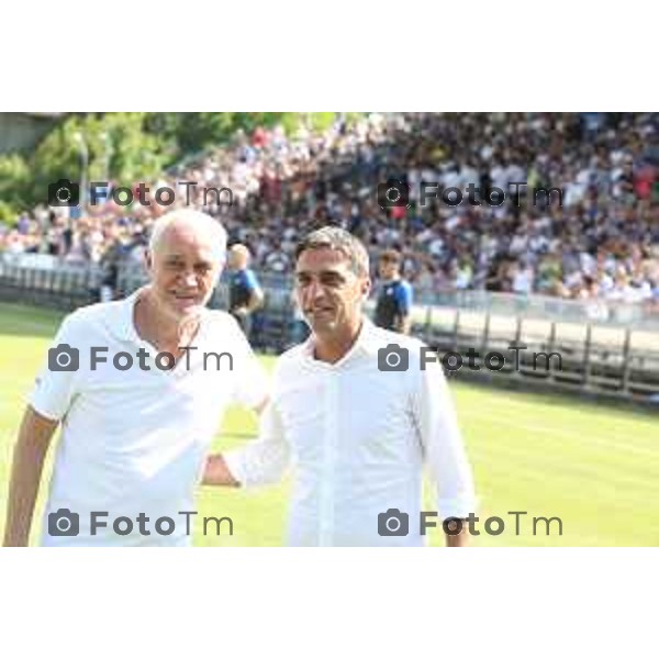 Tiziano Manzoni/LaPresse 16-07- 2023 Bergamo, Italia Sport / Rapresentativa Val Seriana campionato serie a Tim 23 - 24 Campo Comunale. Clusone. ( Bergamo ) Nella Foto: Percassi