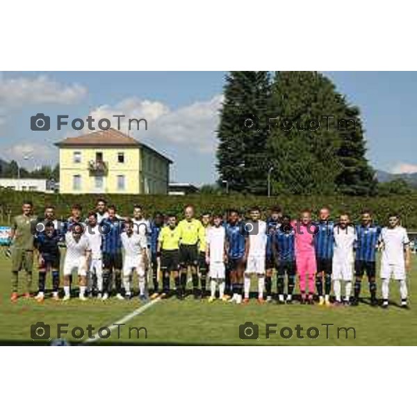 Tiziano Manzoni/LaPresse 16-07- 2023 Bergamo, Italia Sport Rapresentativa Val Seriana campionato serie a Tim 23 - 24 Campo Comunale. Clusone. ( Bergamo ) Nella Foto: formazioni miste