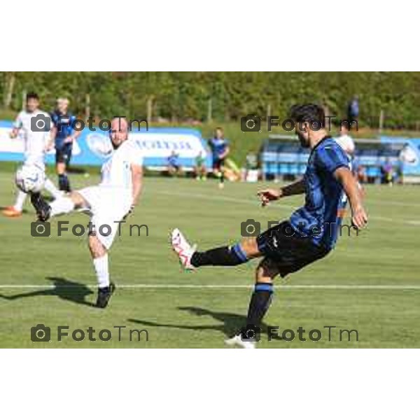 Tiziano Manzoni/LaPresse 16-07- 2023 Bergamo, Italia Sport Rapresentativa Val Seriana campionato serie a Tim 23 - 24 Campo Comunale. Clusone. ( Bergamo ) Nella Foto: KOLASINAC