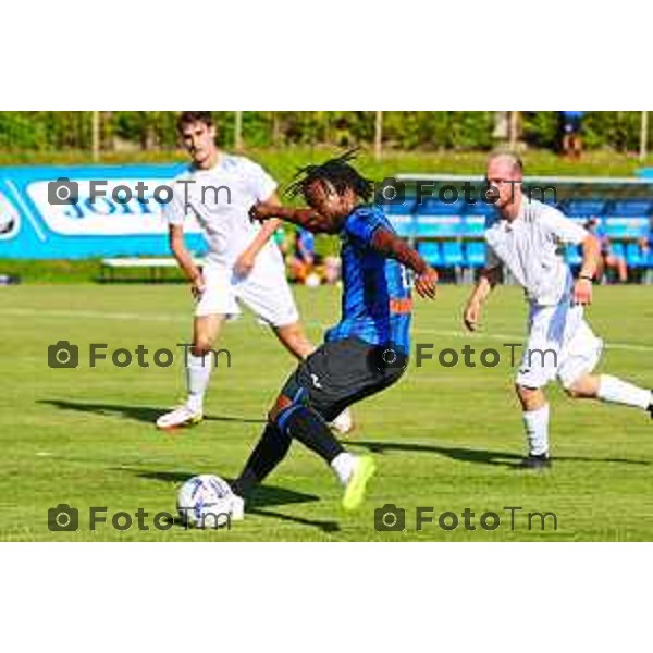 Tiziano Manzoni/LaPresse 16-07- 2023 Bergamo, Italia Sport Rapresentativa Val Seriana campionato serie a Tim 23 - 24 Campo Comunale. Clusone. ( Bergamo ) Nella Foto: LOOKMAN