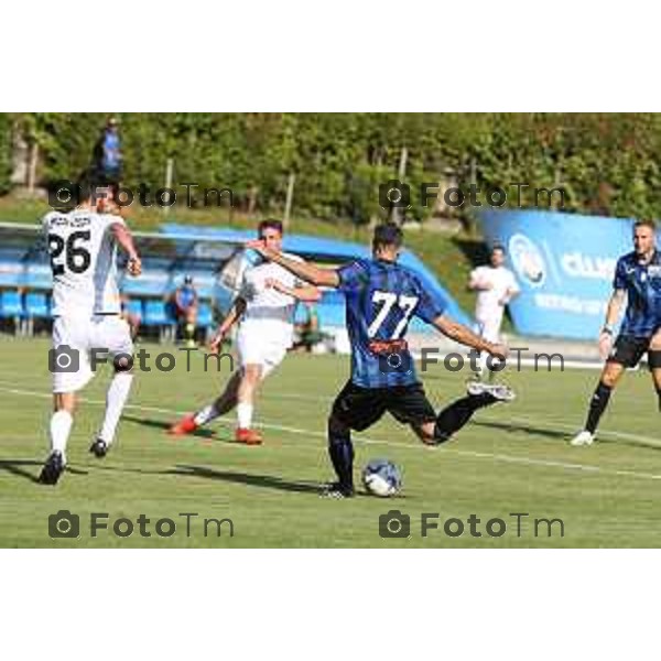 Tiziano Manzoni/LaPresse 16-07- 2023 Bergamo, Italia Sport Rapresentativa Val Seriana campionato serie a Tim 23 - 24 Campo Comunale. Clusone. ( Bergamo ) Nella Foto: ZAPPACOSTA GOAL