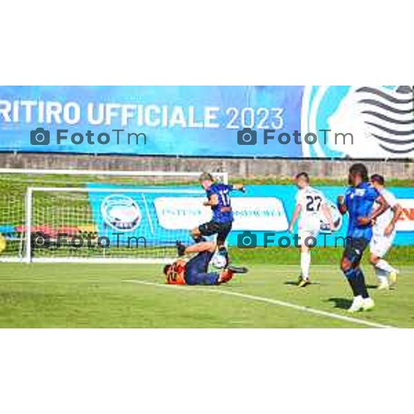 Tiziano Manzoni/LaPresse 16-07- 2023 Bergamo, Italia Sport Rapresentativa Val Seriana campionato serie a Tim 23 - 24 Campo Comunale. Clusone. ( Bergamo ) Nella Foto: HOJLUD