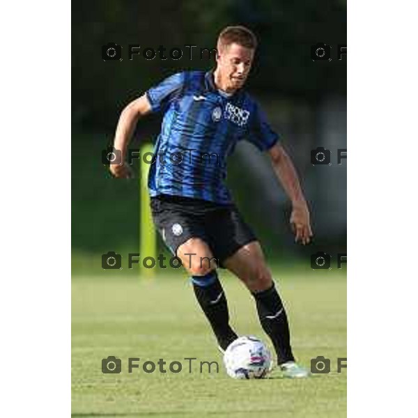 Foto Manzoni Tiziano/LaPresse 20- - 07 -2023 Clusone Bergamo Italia - Sport Calcio Seconda amichevole Atalanta / Rapresentativa Val Seriana campionato serie a Tim 23 - 24 Campo Comunale. Clusone. ( Bergamo ) Mario Pasalic