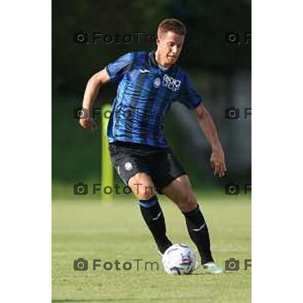 Foto Manzoni Tiziano/LaPresse 20- - 07 -2023 Clusone Bergamo Italia - Sport Calcio Seconda amichevole Atalanta / Rapresentativa Val Seriana campionato serie a Tim 23 - 24 Campo Comunale. Clusone. ( Bergamo ) Mario Pasalic