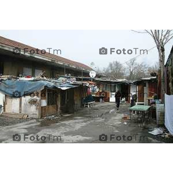 Foto Manzoni Tiziano/LaPresse Bergamo Italia - Cronaca - Bergamo Campo Kossovari e room 2024