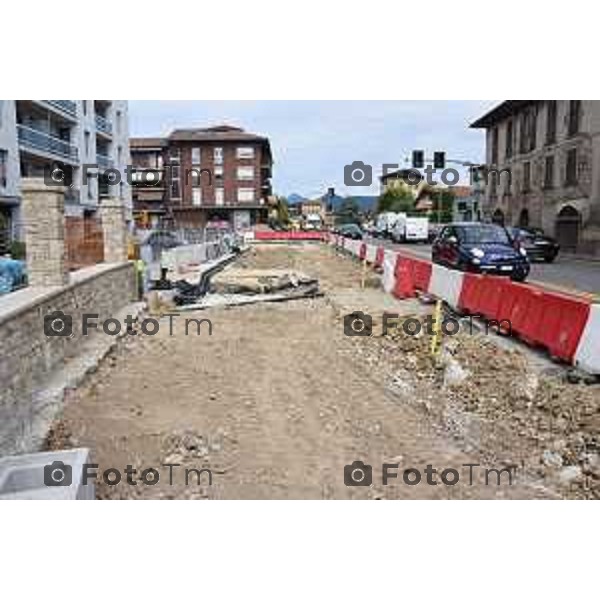 Foto Manzoni Tiziano/LaPresse 8-8-2023Bergamo Italia - Cronaca - Bergamo sopralluogo Brembilla in via Biava Ruggeri da Stabello Ponte Secco